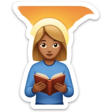 Sunrise with book sticker