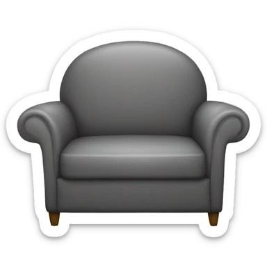 sofa rest person sticker