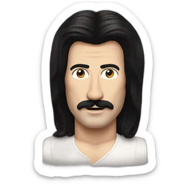 Jhon lennon eith Freddie Mercury sticker