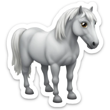 Cheval avec des pattes de poulpes  sticker