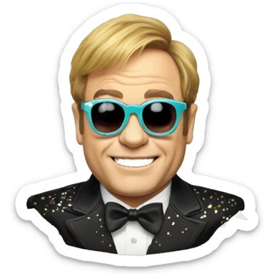 Elton John  sticker