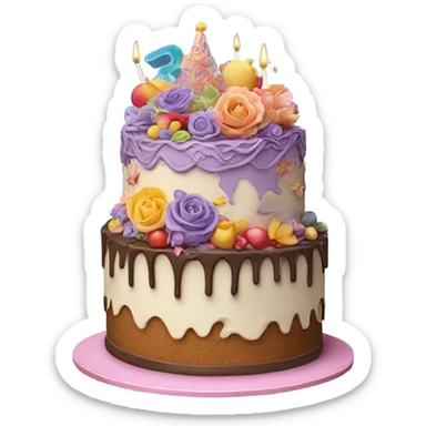 Cake sticker