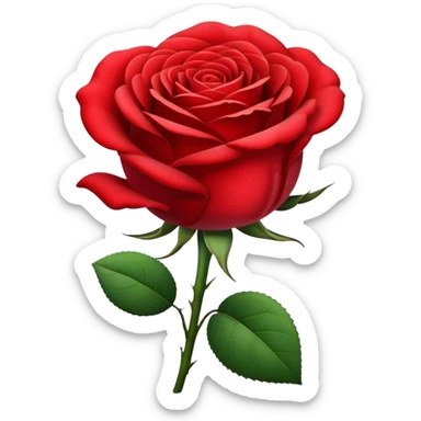 Rose sticker