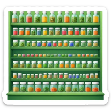 Weed dispensary  sticker