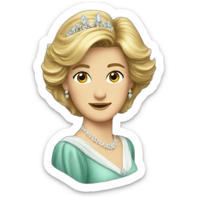 princess diana sticker