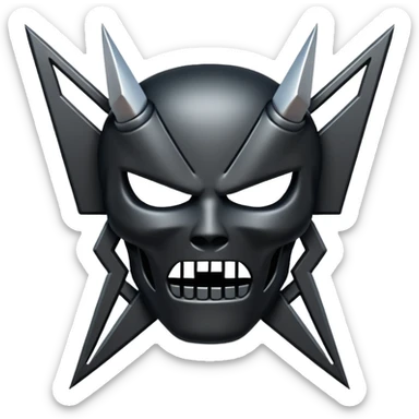 metallica logo sticker