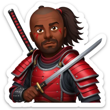Battle-Ready Samurai sticker
