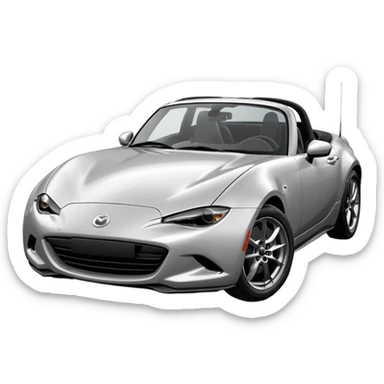 mx-5 NC silver hardtop sticker