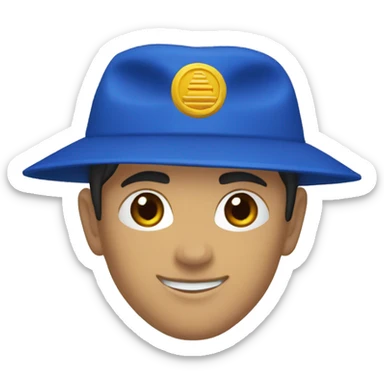 Vovinam cinturón azul sticker