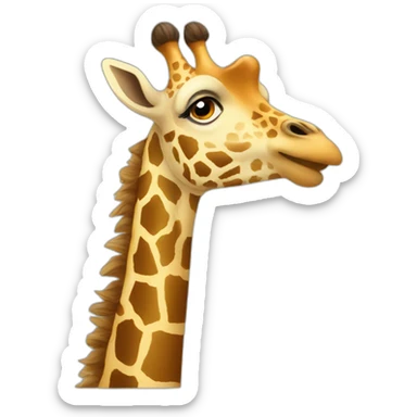 giraffe sticker