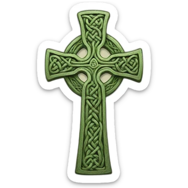 Celtic cross sticker