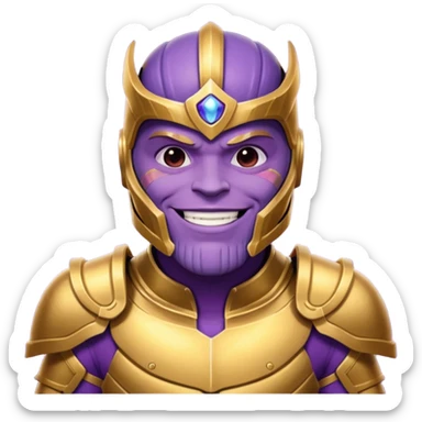 I want emoji of thanos sticker