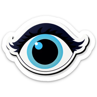 flirty eyes  sticker