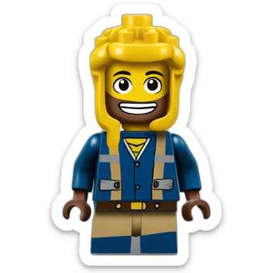 lego minifig sticker