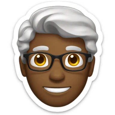 un chico de negro estirando los isquiotibiales sticker