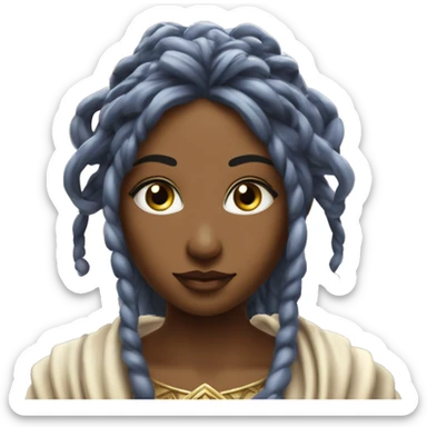 (Technomancy Tuitorial @ https://youtu.be/SgQQU_Szm1A?si=L9Fu0e7bzgv7XrSN) Technomancy Divine Magical Divine Goddess sticker