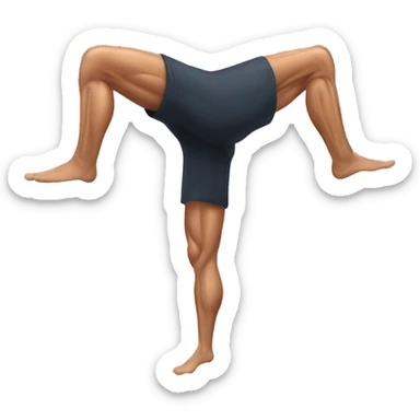 leg exercise muscled leg sticker