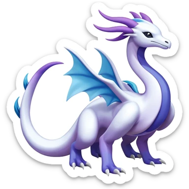 lugia-dragonair-suicune-hybrid, full body sticker