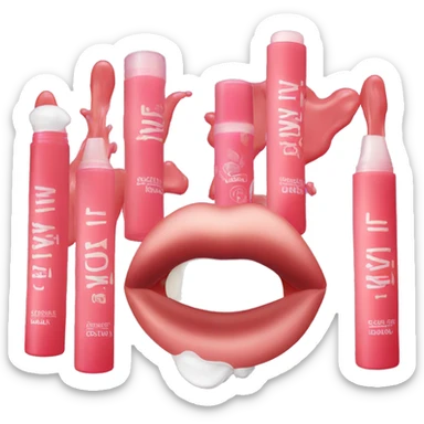 Vaseline lip balm sticker