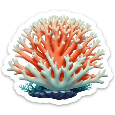 Coral Bleaching sticker