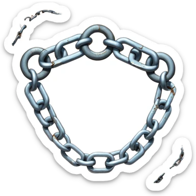 The chains are broken sticker