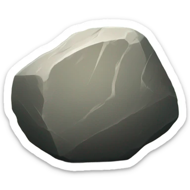 big stones in forest sticker