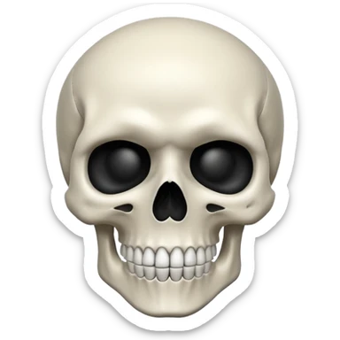 skull emoji use in whatsapp or instagram sticker