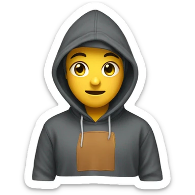 Hoodie oversize sticker