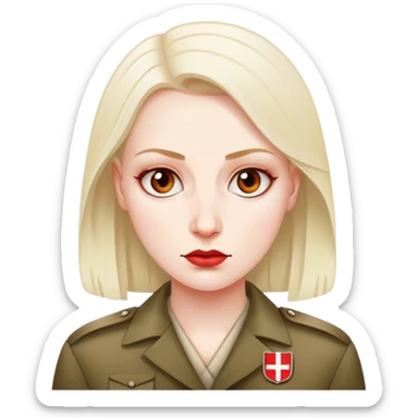 woman polish far-right nationalist sticker