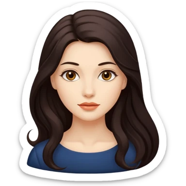 elegant woman sticker