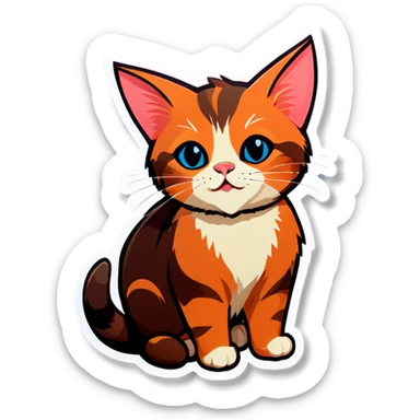 Cat sticker