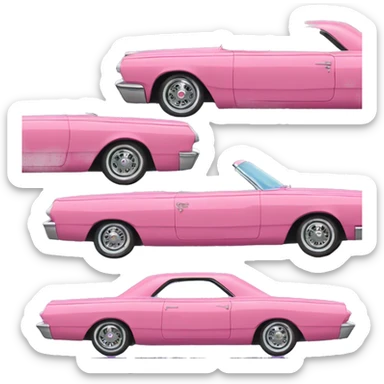 Barbie’s 1963 Oldsmobile Jetfire   sticker