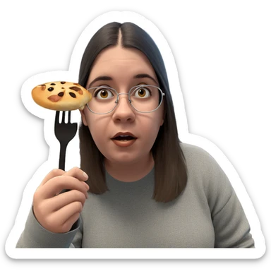 cozy indoor meal with friends sticker