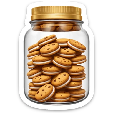 biscoff jar sticker