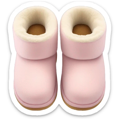 UGG slippers light pink  sticker