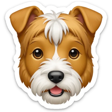 wire hair terrier sticker