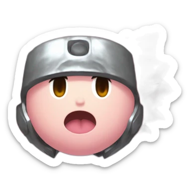 Kirby absorbed goku sticker