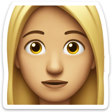 face with a side eye like judging someone  sticker