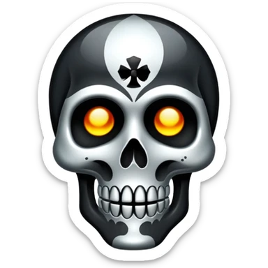 Guadaña de la muerte oscura  sticker