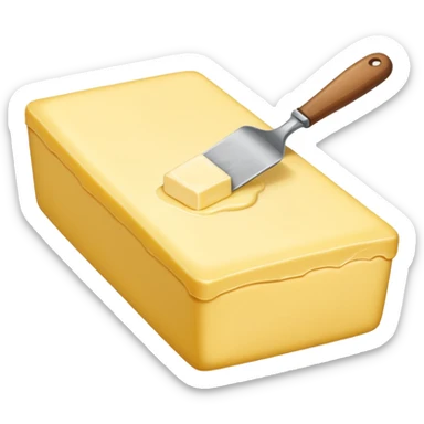 stick of butter sticker