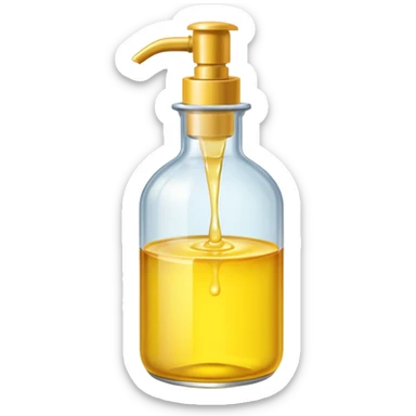 yellow cleansing oil sticker