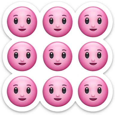 Figurinhas rosas sticker