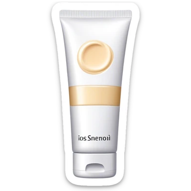 Esthetic tube cream sticker