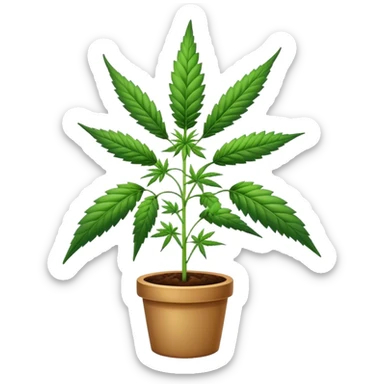 Weed sticker