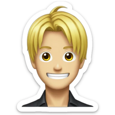 sanji from one piece sticker