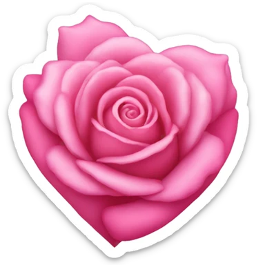 corazón rosa sticker