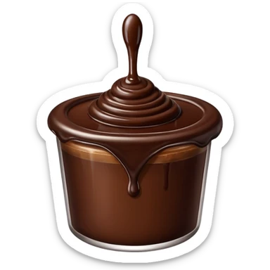 salsa de chocolate sticker