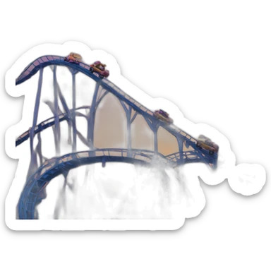rollercoaster with oct 29 calendar sticker