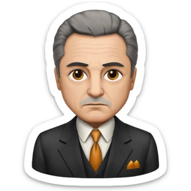 the godfather, mafia boss sticker