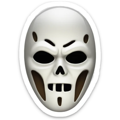 ghostface from scream movie  sticker